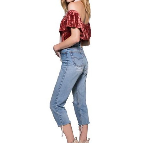 Crushed Velvet Bodysuit - Picture 2 of 3